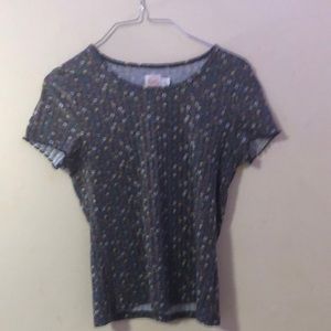 Wonder nation, kids, large flower shirt